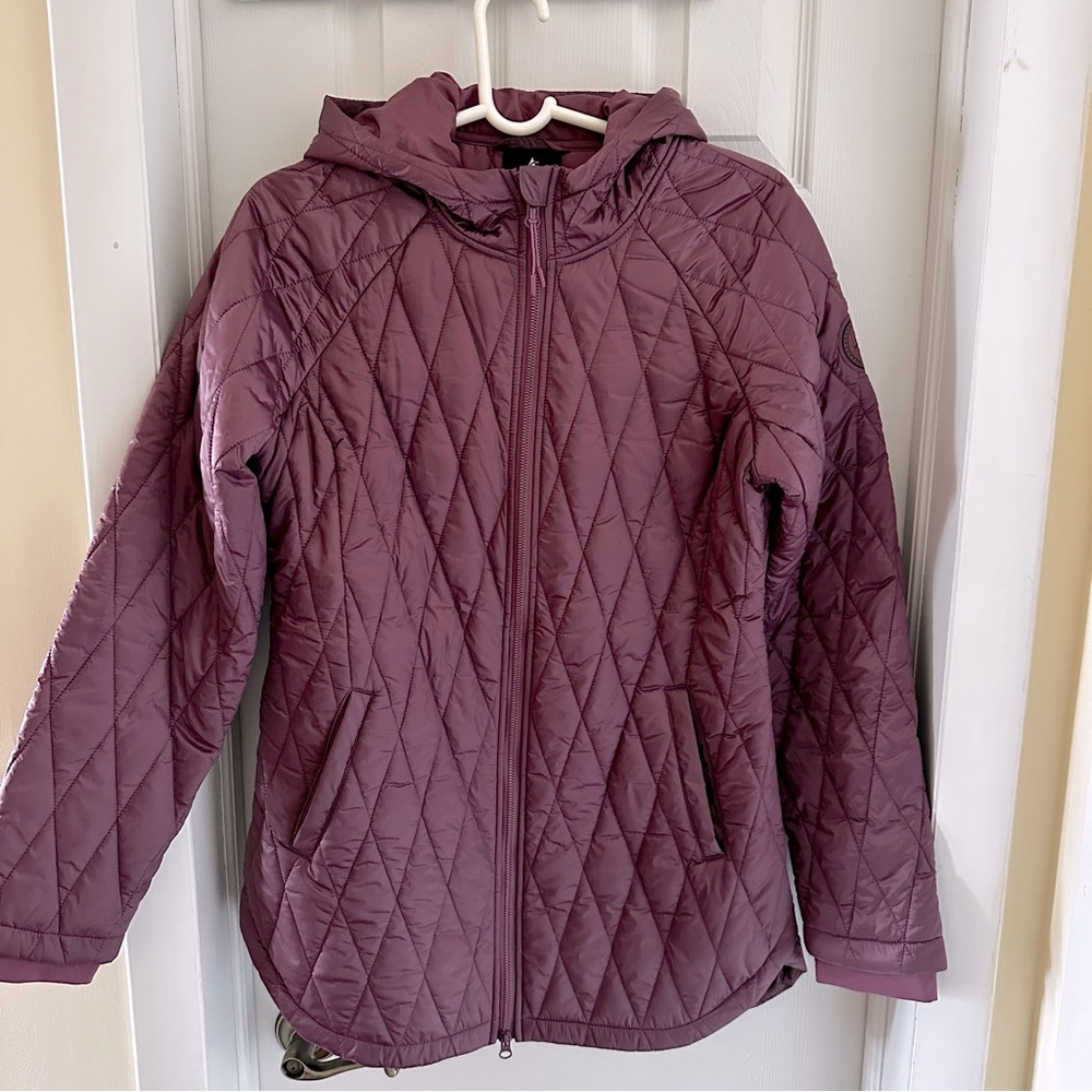 Sketchers Women's Quilted Jacket - Mauve - Sz Medium - Picture 7 of 12